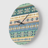 Geo-stap buitenshuis | Indiaas Patroon Grote Klok (Hoek)