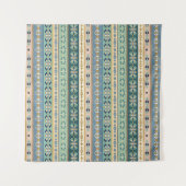 Geo-stap buitenshuis | Indiaas Patroon Wandkleed (Voorkant)