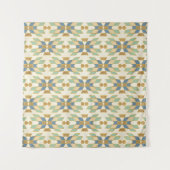 Geo-stap buitenshuis | Tribalpatroon Wandkleed (Voorkant (horizontaal))