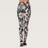 Geo-stijl: geometrische Leggings met volledige afd (Achterkant)