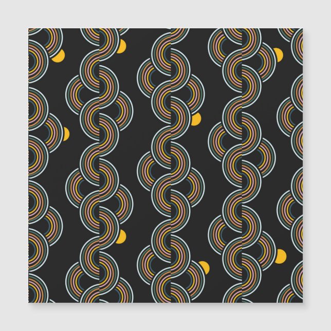 Geo Stripe: Trendy  design (Voorkant)