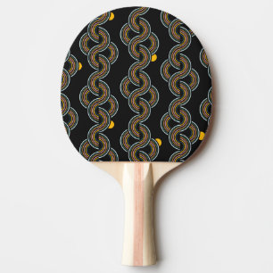 Geo Stripe: Trendy design Tafeltennisbatje