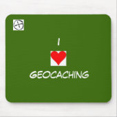 Geo-symbool, hart, I, Geocaching Muismat (Voorkant)