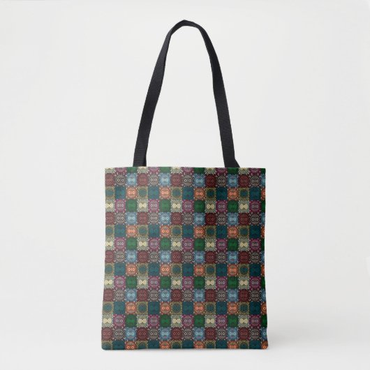 Geo tattoo Uilen Tote Bag (Voorkant)