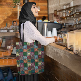 Geo tattoo Uilen Tote Bag