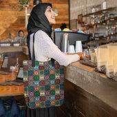 Geo tattoo Uilen Tote Bag