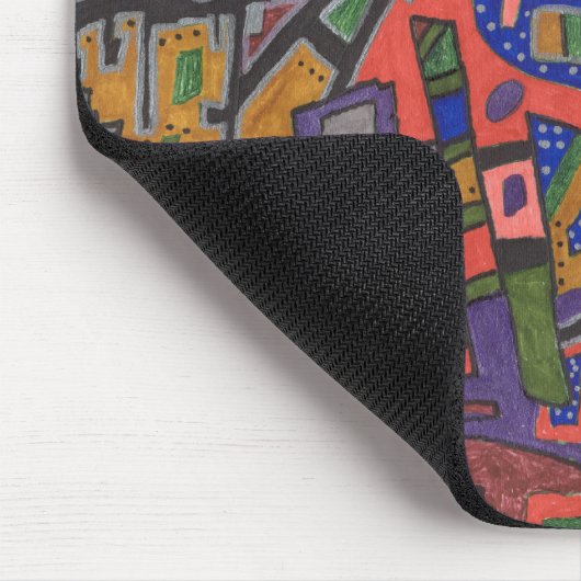 "Geo Tech" Abstracte Mousepad Muismat (Hoek)