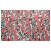 geo veren rood stof (Fat Quarter)