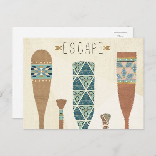 Geo VI buiten | Escape Briefkaart (Voorkant / Achterkant)