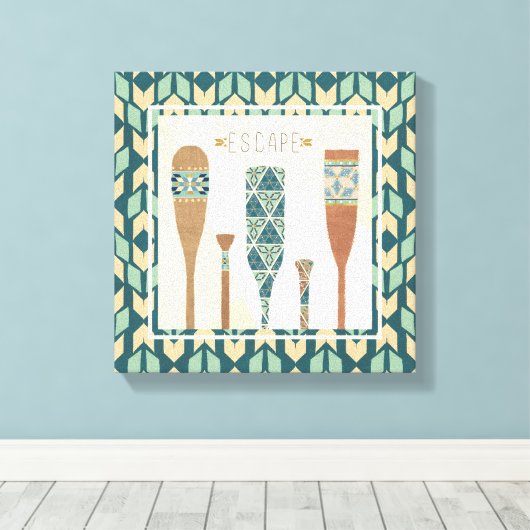 Geo VI buiten | Escape Canvas Afdruk (Insitu (Houten vloer))