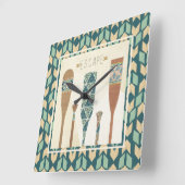 Geo VI buiten | Escape Vierkante Klok (Hoek)