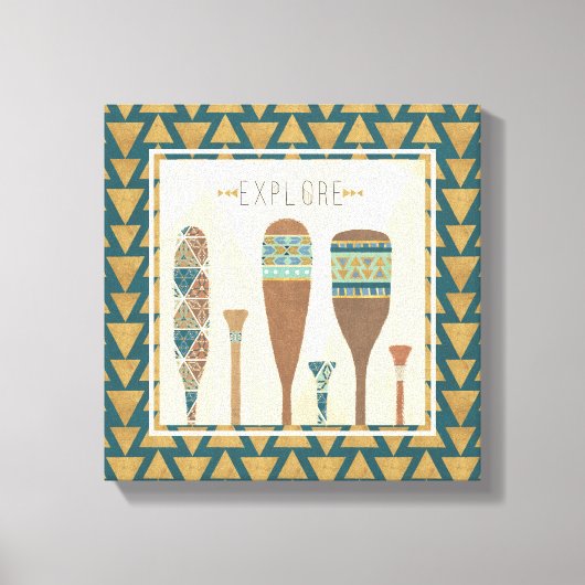 Geo VII buiten | Onderzoek Canvas Afdruk (Voorkant)