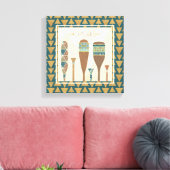 Geo VII buiten | Onderzoek Canvas Afdruk (Insitu (Woonkamer))