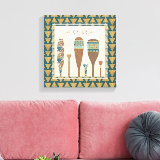 Geo VII buiten | Onderzoek Canvas Afdruk (Insitu (Woonkamer))