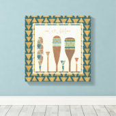 Geo VII buiten | Onderzoek Canvas Afdruk (Insitu (Houten vloer))