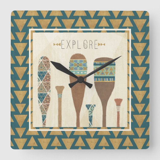 Geo VII buitenshuis | Onderzoek Vierkante Klok (Voorkant)