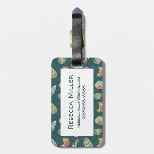 Geo VIII buitenshuis | Wees een Soul Seeker Bagagelabel (Achterkant verticaal)