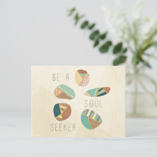 Geo VIII buitenshuis | Wees een Soul Seeker Briefkaart (Staand voorkant)