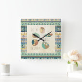 Geo VIII buitenshuis | Wees een Soul Seeker Vierkante Klok (Huis)