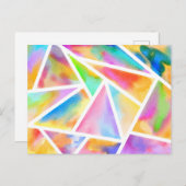 Geo Water Kleuren Briefkaart (Voorkant / Achterkant)