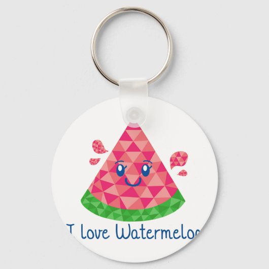 Geo Watermelon Sleutelhanger (Voorkant)