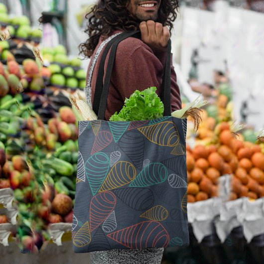 Geo wervelingen tote bag