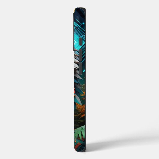 Geo Wolf Case-Mate iPhone Case (Achterkant / Links)