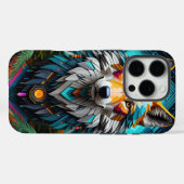 Geo Wolf Case-Mate iPhone Case (Achterkant (horizontaal))
