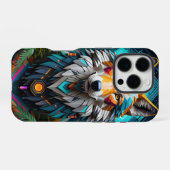 Geo Wolf iPhone Hoesje (Achterkant horizontaal)