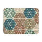 Geo XI voor buitengebruik | Blauw- en Groen tribaa Magneet (Horizontaal)