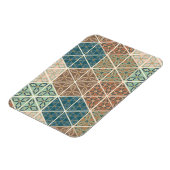 Geo XI voor buitengebruik | Blauw- en Groen tribaa Magneet (Linkerzijde)