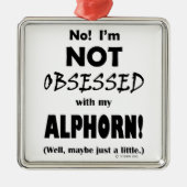 Geobsedeerd Alforn Metalen Ornament (Voorkant)