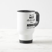 Geobsedeerd cardion Travel Mug Reisbeker (Voorkant rechts)