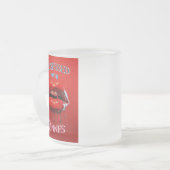 geobsedeerd door cannes matglas koffiemok (Voorkant links)