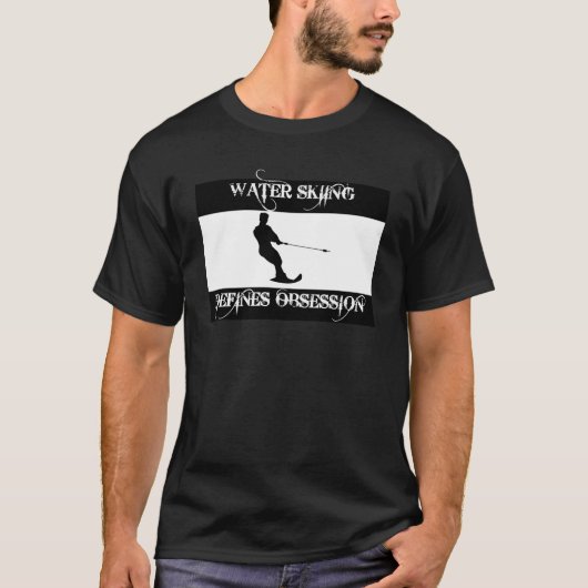 geobsedeerd door de waterski t-shirt (Voorkant)