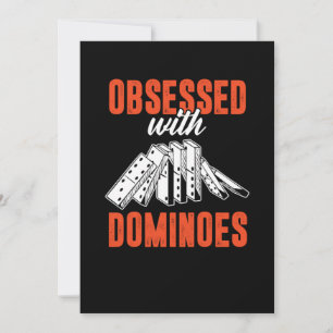 Geobsedeerd door Dominoes Tiles Puzzler Game Gift Kaart