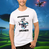 Geobsedeerd door drones Tri-Blend shirt