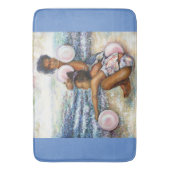 Geobsedeerd door het onmogelijke te overwinnen badmat (Voorkant Verticaal)