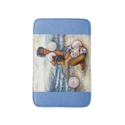 Geobsedeerd door het onmogelijke te overwinnen badmat (Voorkant Verticaal)