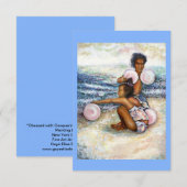 Geobsedeerd door het onmogelijke te overwinnen bedankkaart (Voorkant / Achterkant)