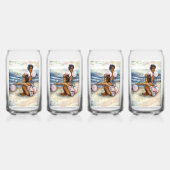 Geobsedeerd door het onmogelijke te overwinnen blikvorm glas (Voorkant)