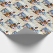 Geobsedeerd door het onmogelijke te overwinnen cadeaupapier (Hoek)