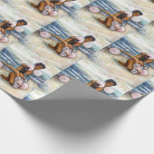 Geobsedeerd door het onmogelijke te overwinnen cadeaupapier (Hoek)