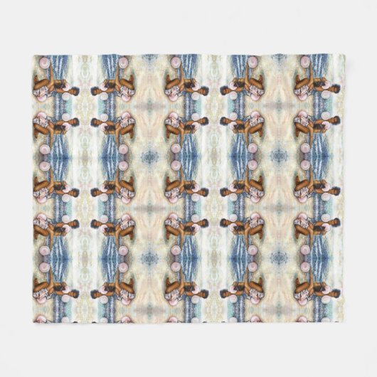 Geobsedeerd door het onmogelijke te overwinnen fleece deken (Voorkant (Horizontaal))