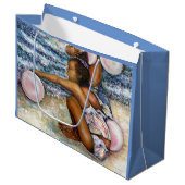 Geobsedeerd door het onmogelijke te overwinnen groot cadeauzakje (Voorkant Gekanteld)