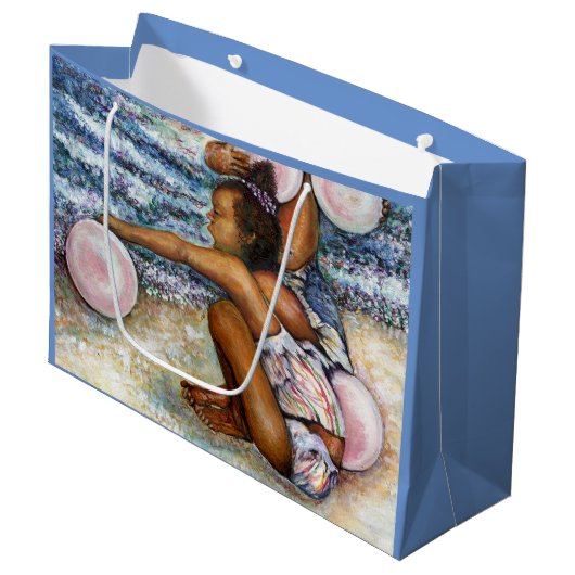 Geobsedeerd door het onmogelijke te overwinnen groot cadeauzakje (Voorkant Gekanteld)