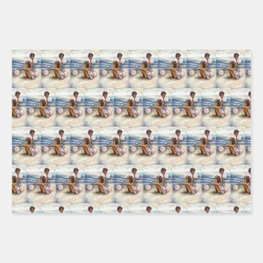 Geobsedeerd door het onmogelijke te overwinnen inpakpapier vel (Voorkant 2)