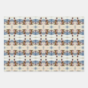 Geobsedeerd door het onmogelijke te overwinnen inpakpapier vel