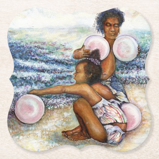 Geobsedeerd door het onmogelijke te overwinnen kartonnen onderzetters (Voorkant)