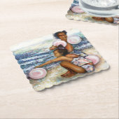 Geobsedeerd door het onmogelijke te overwinnen kartonnen onderzetters (Gebogen)